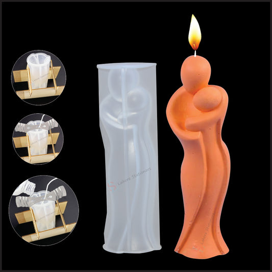 Mother & Baby Love Candle Silicone Mold for Resin, Plaster & DIY Crafts