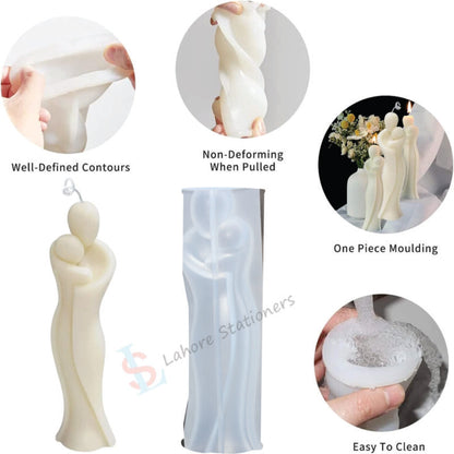 Mother & Baby Love Candle Silicone Mold for Resin, Plaster & DIY Crafts