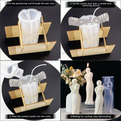 Mother & Baby Love Candle Silicone Mold for Resin, Plaster & DIY Crafts