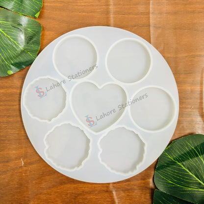 Multi Purpose Resin Mold for DIY Resin Art – Keychain, Mobile PopSocket & Car Hanging Silicone Mold
