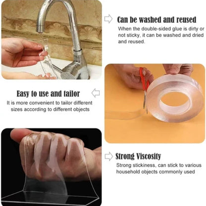 Nano Tape Reusable Double-Sided Adhesive Tape