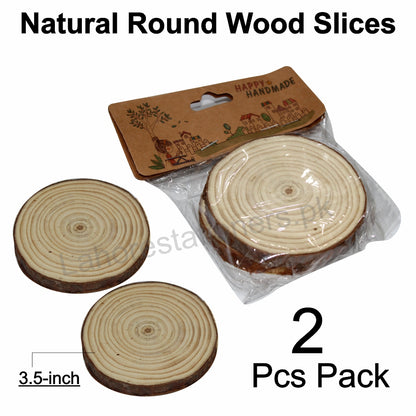 Wood Slices Circles Pack Available in Different Sizes