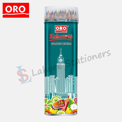 ORO 36 Color Pencils Box