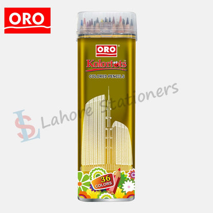 ORO 36 Color Pencils Box