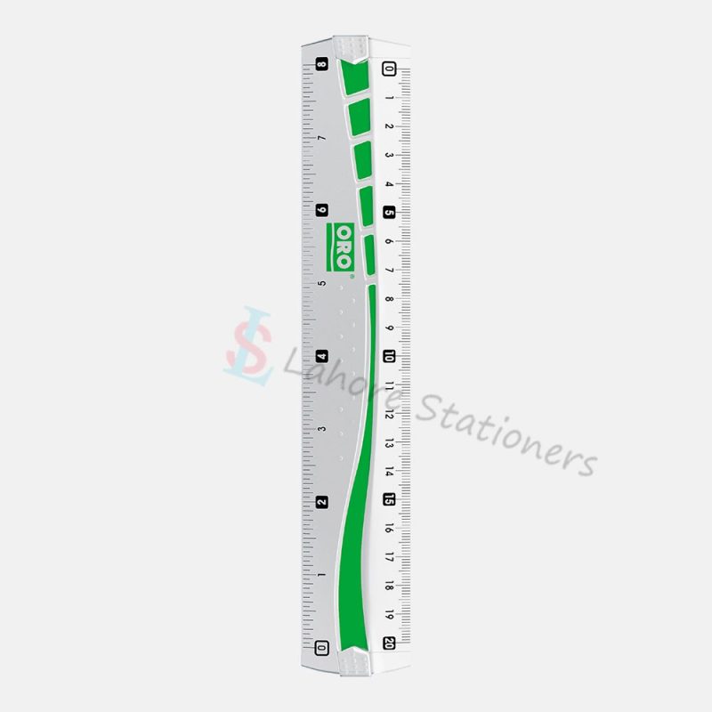 ORO Plastic Scale 8 Inch