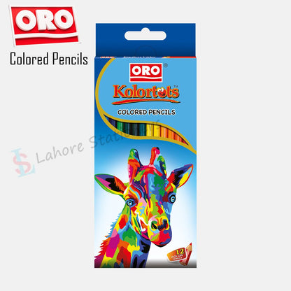 ORO Color Pencils 12 Full Size