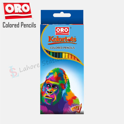 ORO Color Pencils 12 Full Size