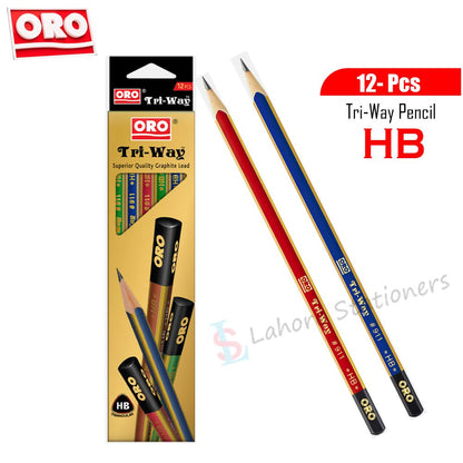 ORO Tri Way Lead Pencil Pack of 12
