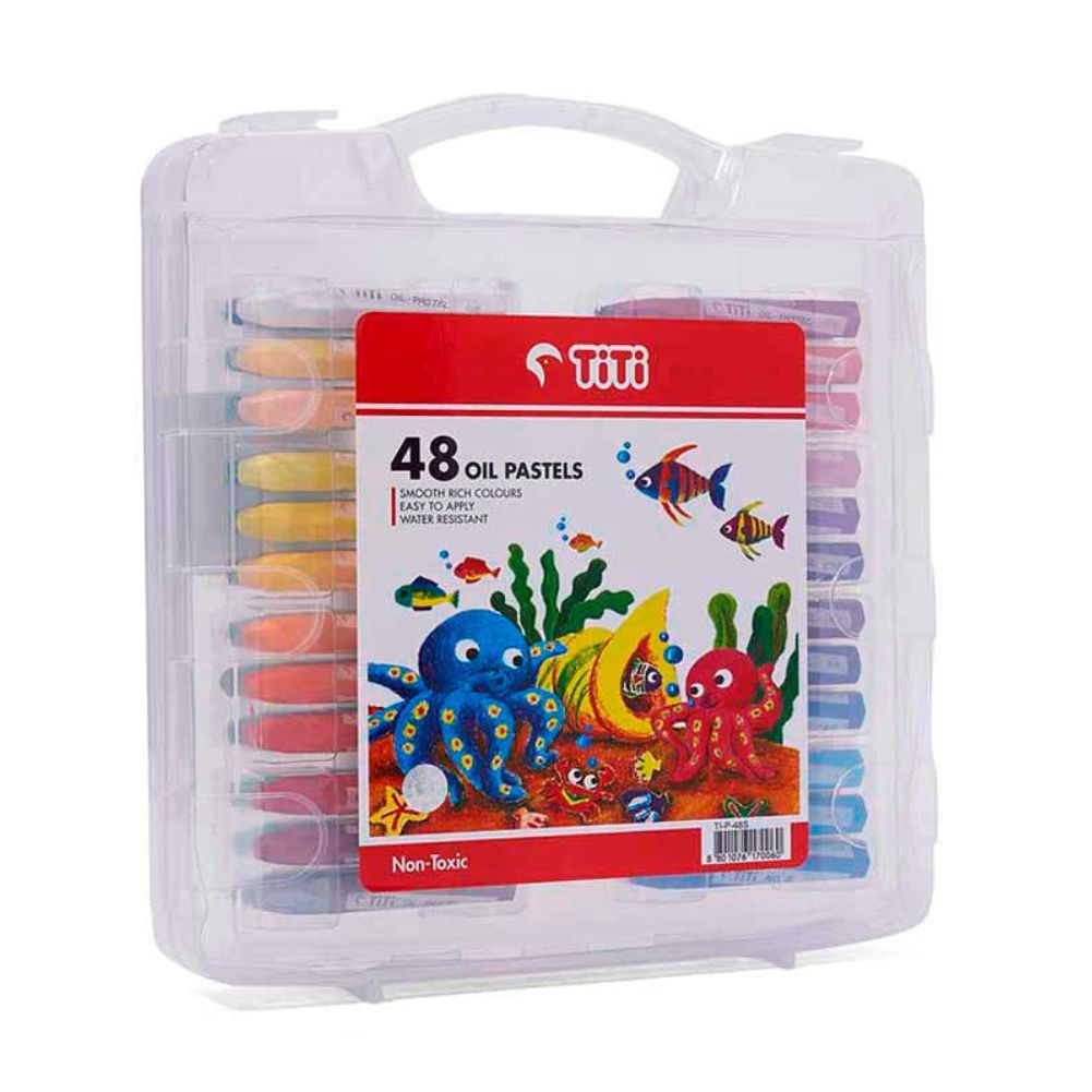 Titi Oil Pastels Color Set 12/24/48 Pes Color Box