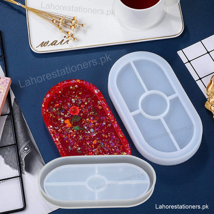 Oval Trinket Tray Silicone Mold For Plaster of Paris, Resin & DIY Crafts