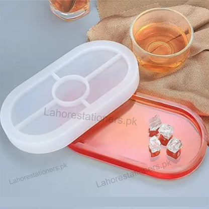 Oval Trinket Tray Silicone Mold For Plaster of Paris, Resin & DIY Crafts