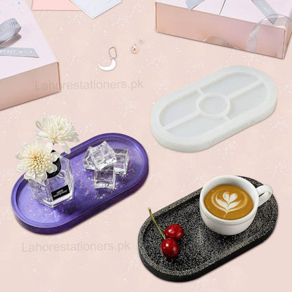 Oval Trinket Tray Silicone Mold For Plaster of Paris, Resin & DIY Crafts