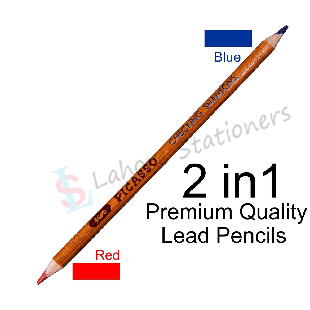 Picasso checking 2Color pencils 2 in 1Color 12 Pcs