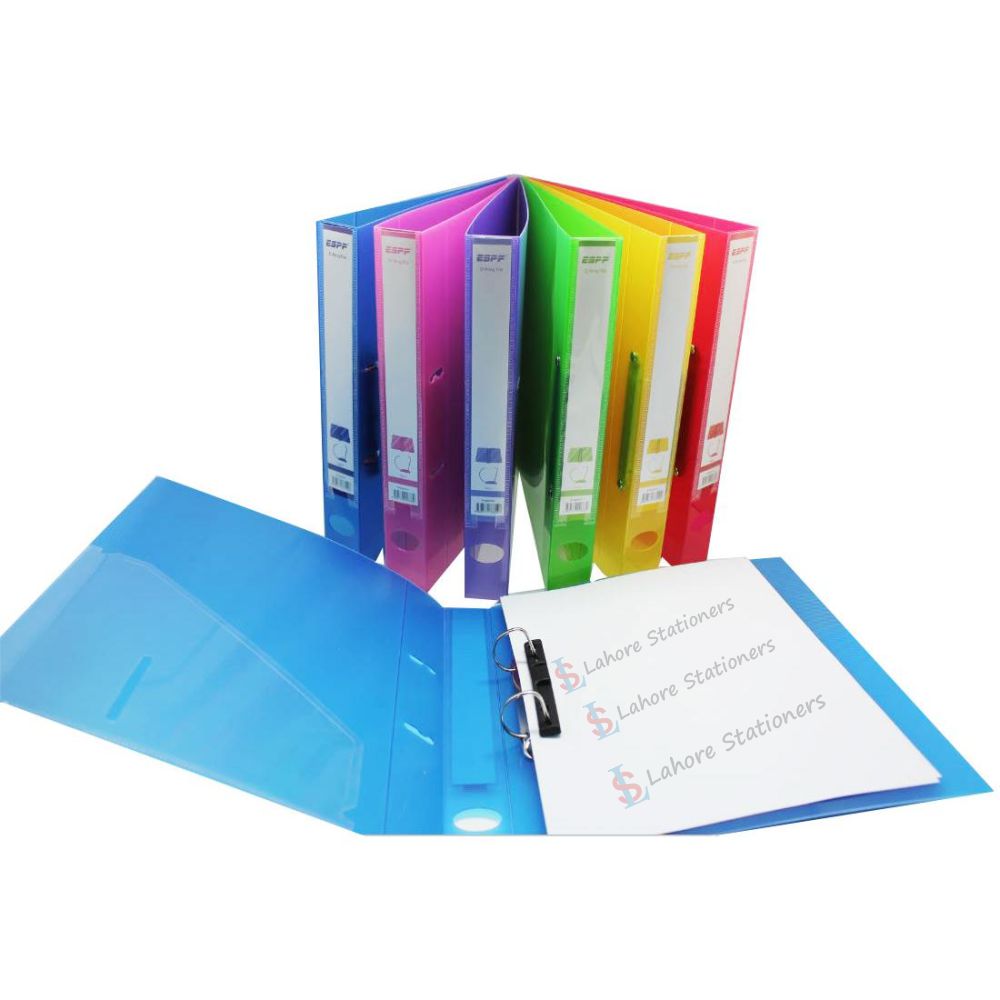 Pvc 2 D Ring Imported File Transparent A4 Size File Folders