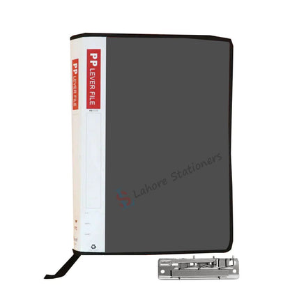 PP Lever Clip Zip File Document Organizer