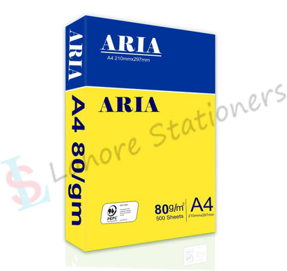 Aria Paper Ream A4 Size Premium Quality