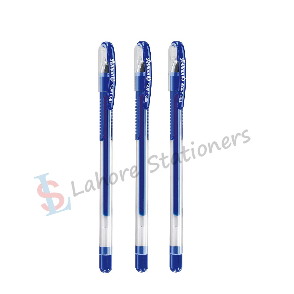 Pelikan Soft Gel Pen Box of 12 Pieces Blue Gel Pen In Box