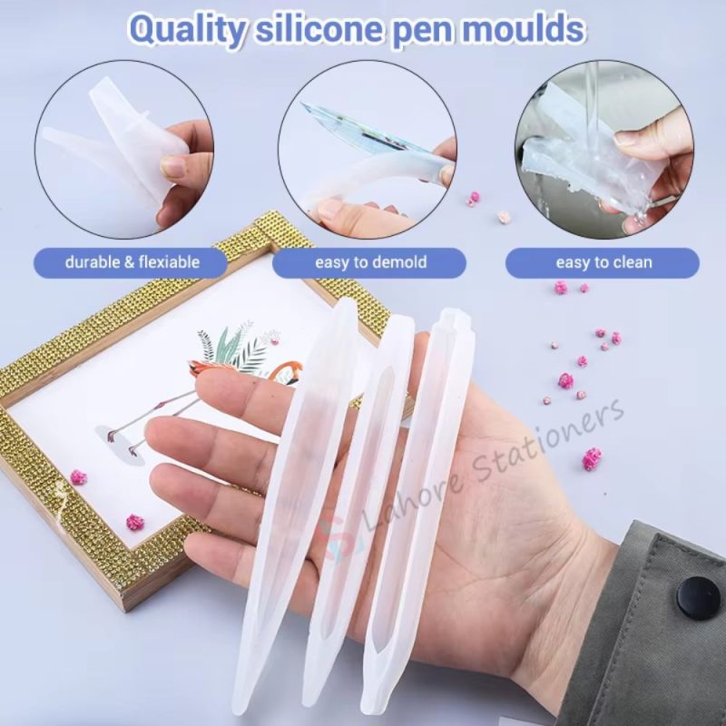 Pen Silicone Mold Hexagon Shapes