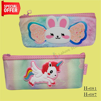 Fancy Pencil Pouch Geometry Box Art No:H-681