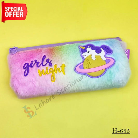 Fancy Pencil Pouch Geometry Box Art No:H-685