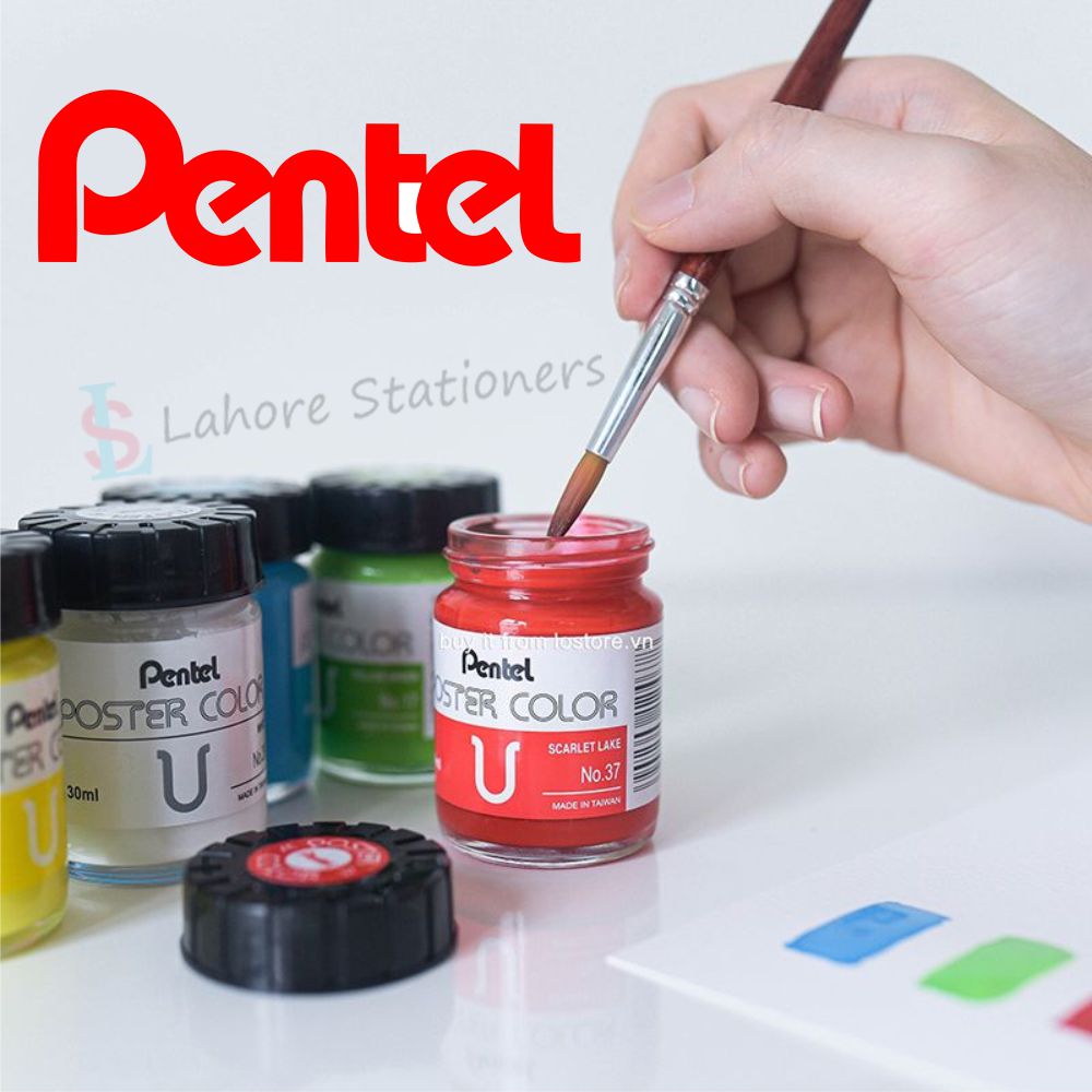 Pentel Poster Colors 30ml Pack Of 6