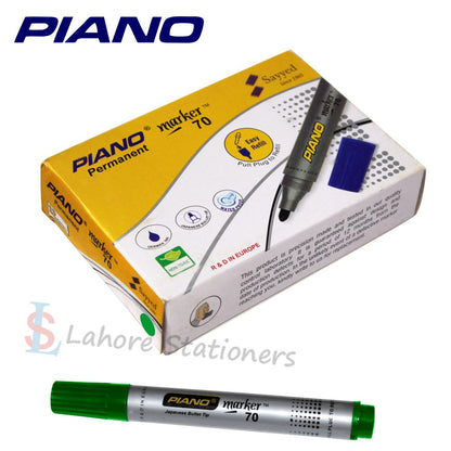 Piano Permanent Marker (Chisel Tip-Round Tip)