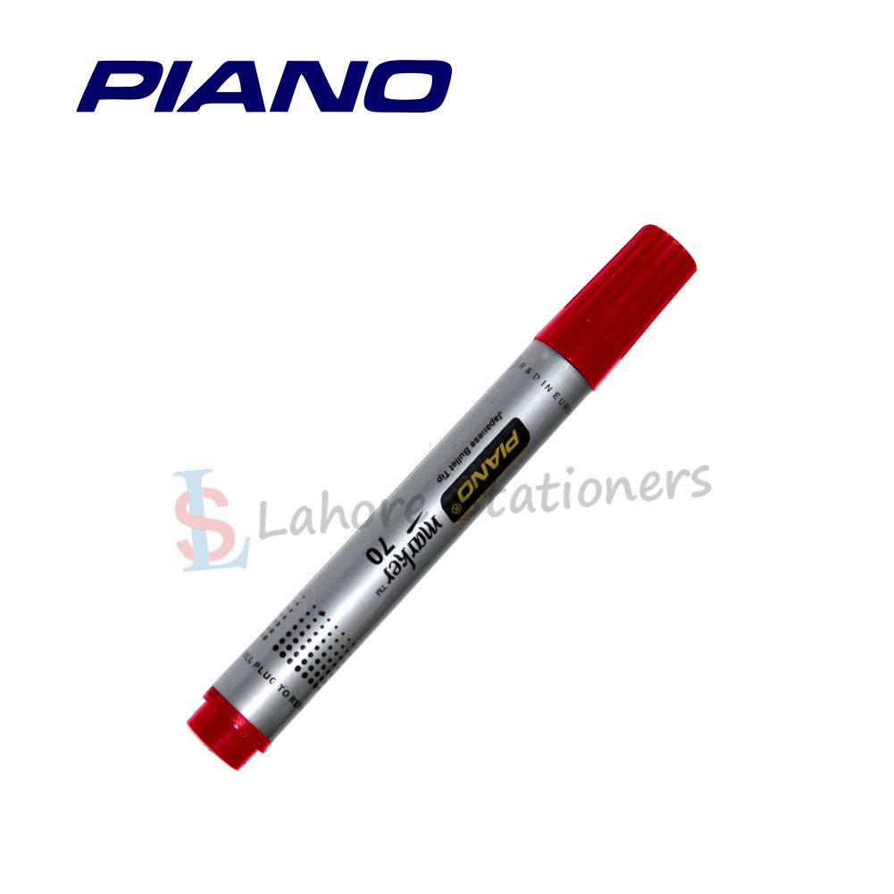 Piano Permanent Marker (Chisel Tip-Round Tip)