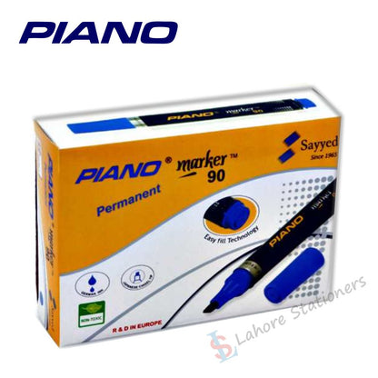 Piano Permanent Marker (Chisel Tip-Round Tip)