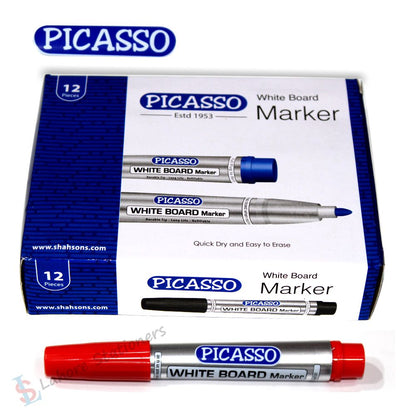 Picasso White Board Erasable Marker Round Tip Refillable Markers