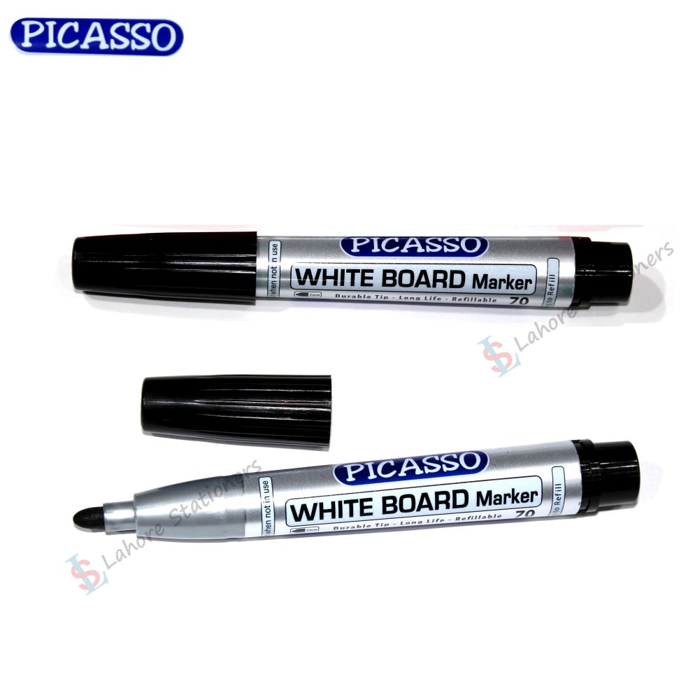 Picasso White Board Erasable Marker Round Tip Refillable Markers