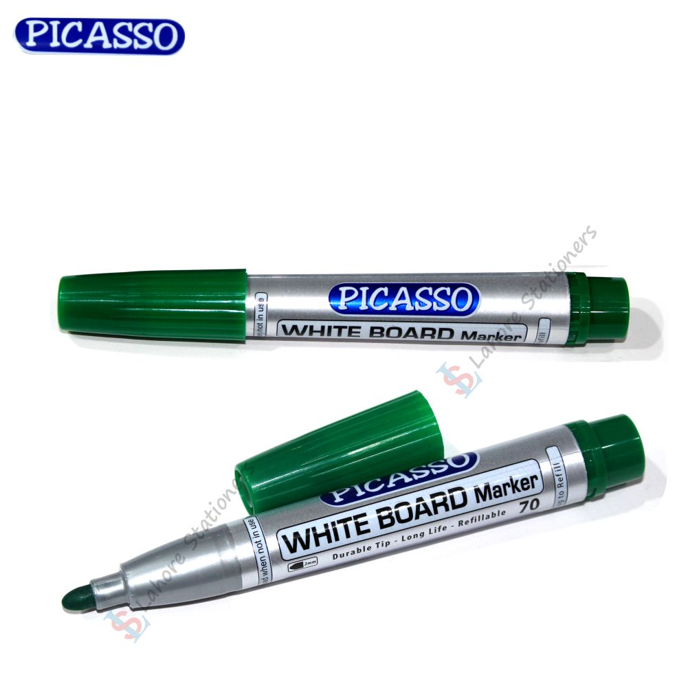 Picasso White Board Erasable Marker Round Tip Refillable Markers