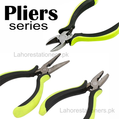 Mini Long Nose Pliers for Jewelry Making Precision Wire Cutter with Spring DIY Craft Tool