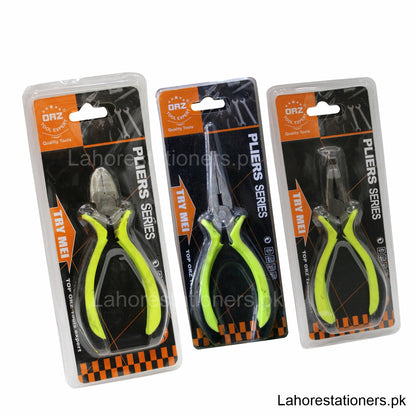 Mini Long Nose Pliers for Jewelry Making Precision Wire Cutter with Spring DIY Craft Tool