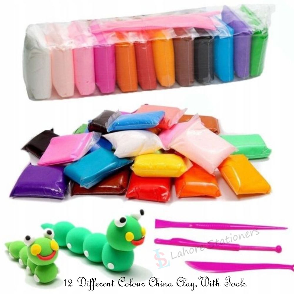 Foam Clay Pack of 12 Different Colour