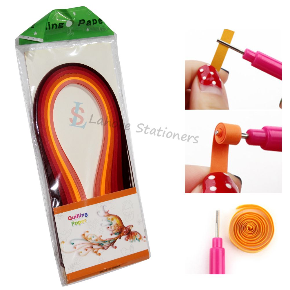 Quilling Paper Mixed Colour DIY CRAFT Different Colors Collection Pack
