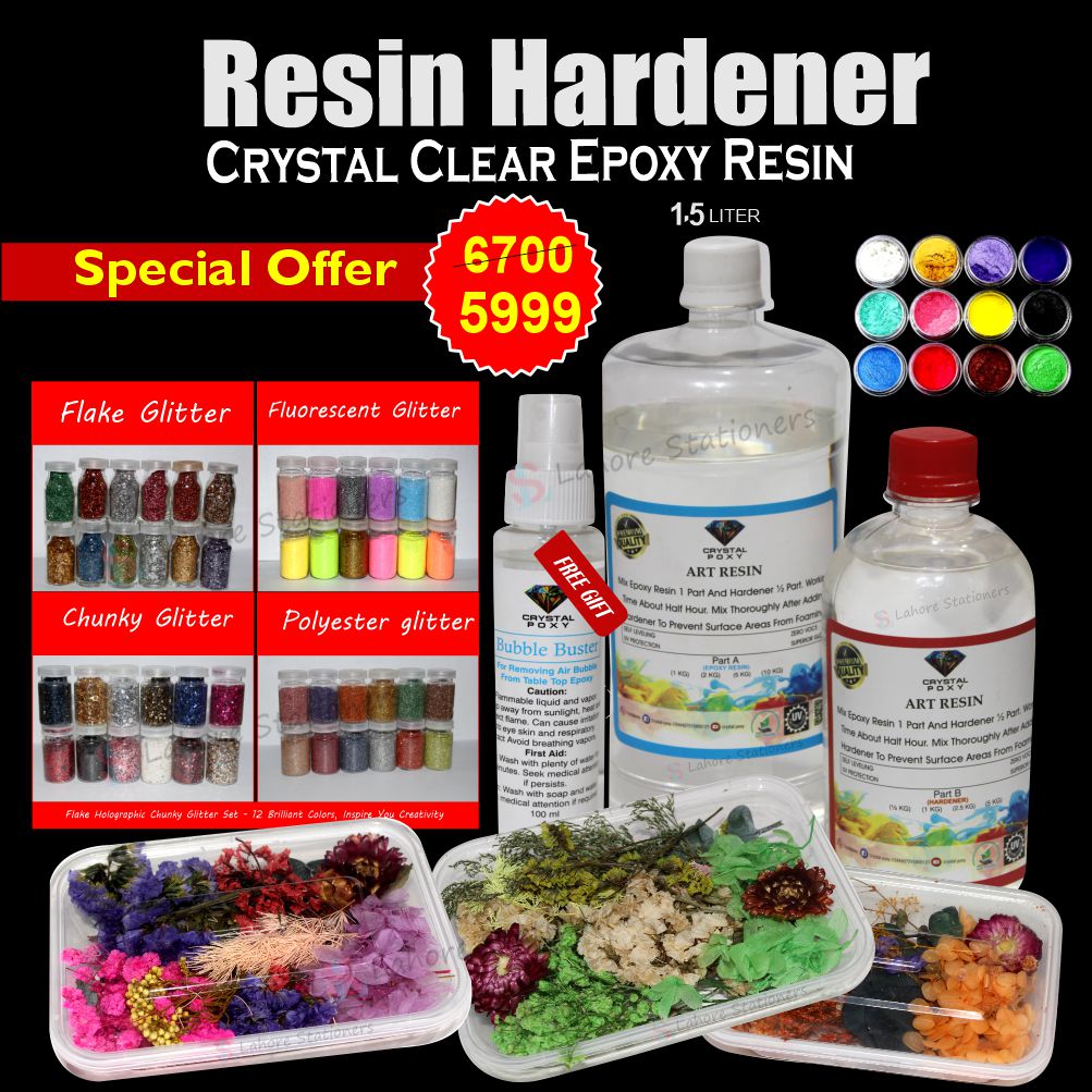 Resin Deal 3 Free Bubble Buster Spray Ultimate Resin Kit
