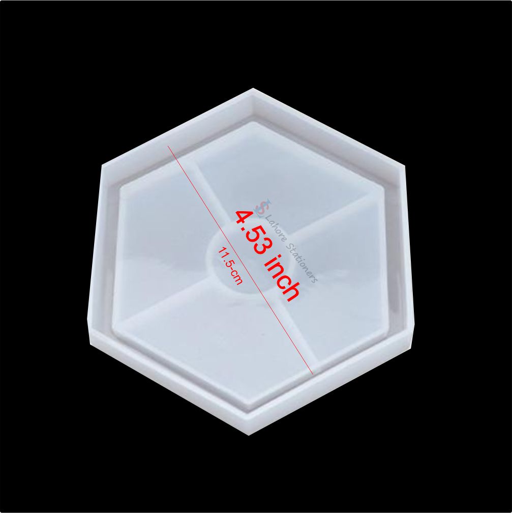 Hexagon Silicone Mold for Resin