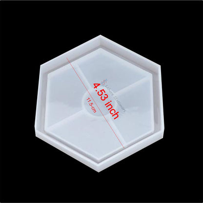 Hexagon Silicone Mold for Resin