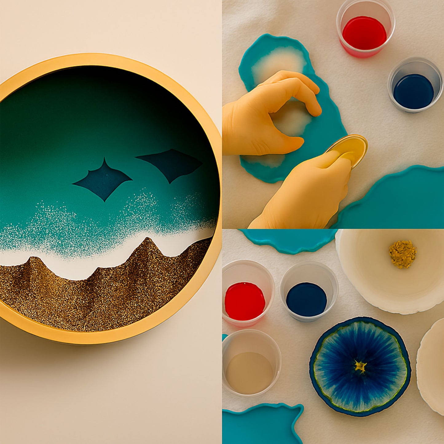 Water Clear High-Gloss Epoxy Resin & Hardener Set 1.5 KG