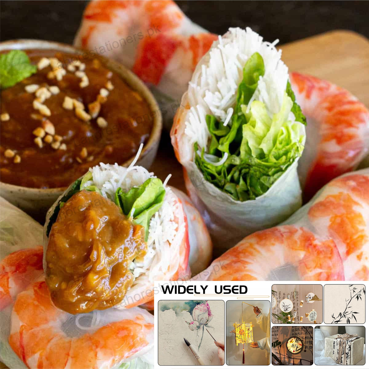 Rice Paper Sheets Textured Craft, Origami, Decoupage & DIY Paper A4 Size A3 Size available