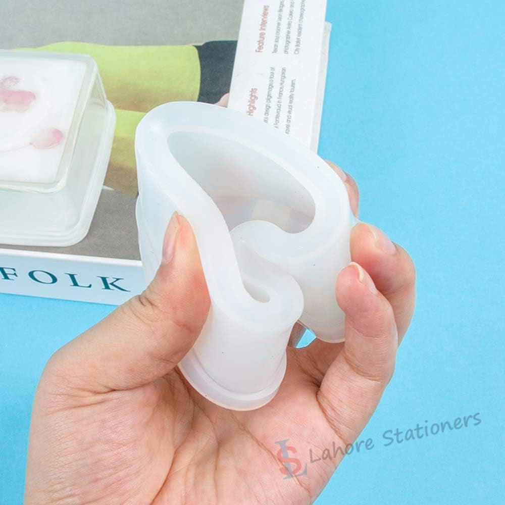 Round Shape Jewelry Storage Box Silicone Mold for Epoxy Resin, Candle Making, Concrete & Plaster DIY