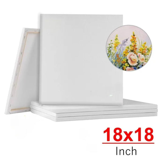 Canvas Board 18x18 Inches Premium Square Artist Canvas