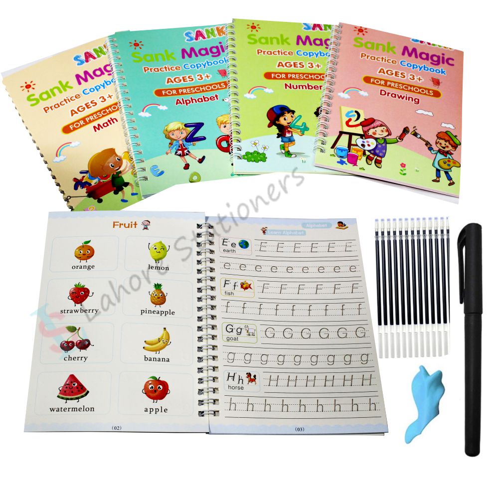 Sank Magic Practice Book 4 pcs Set