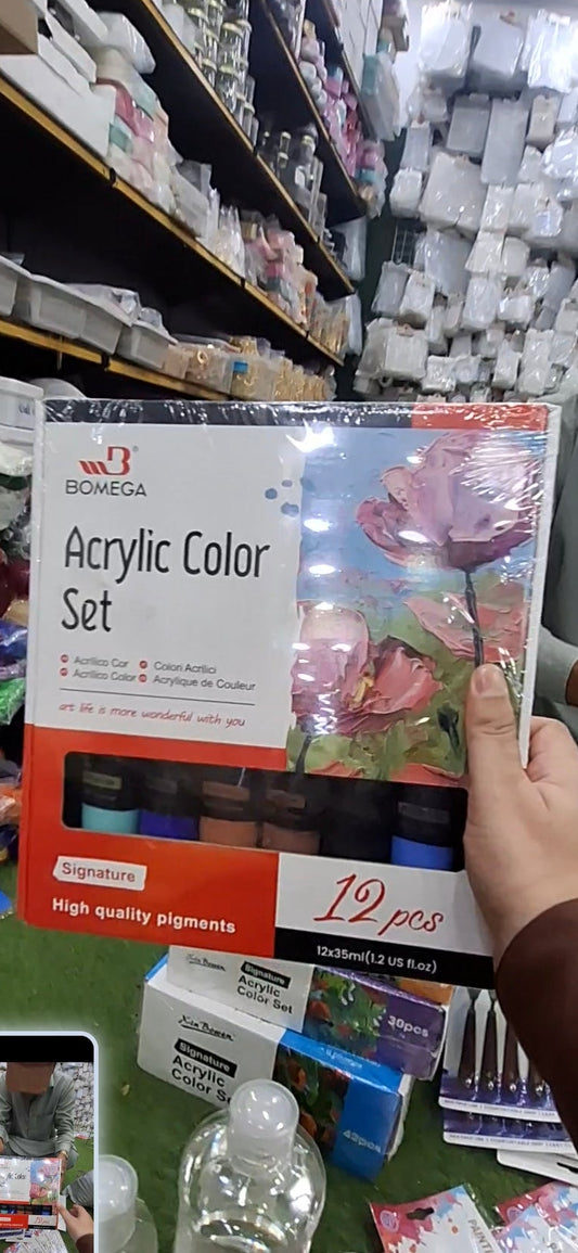 Acrylic Paint Set (12, 18, 30, 42 Colors) - Wholesale Art Supplies
