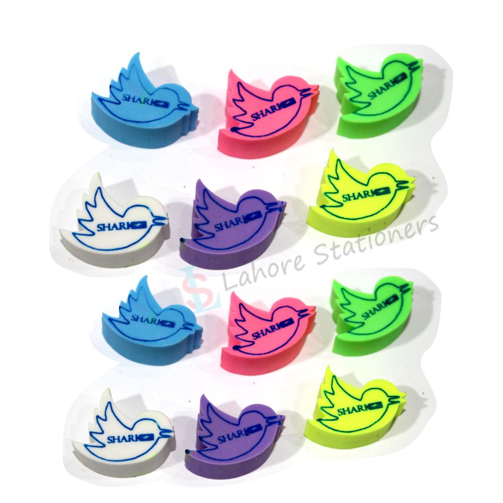 Shark Eraser Jar140 Pcs Art No:E8140 Box