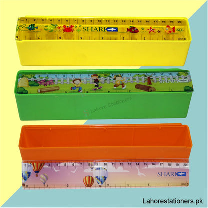 Shark Plastic Pencil Geometry Box