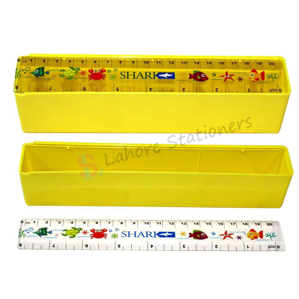 Shark Plastic Pencil Geometry Box