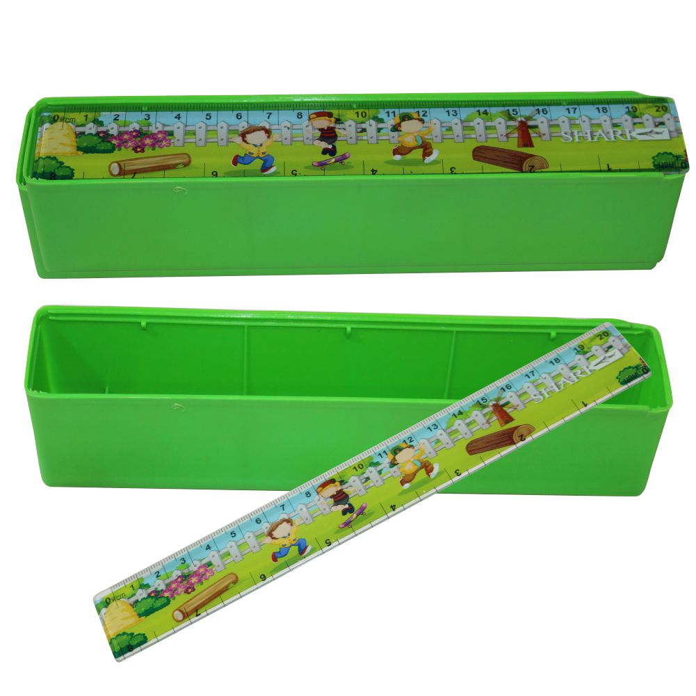 Shark Plastic Pencil Geometry Box