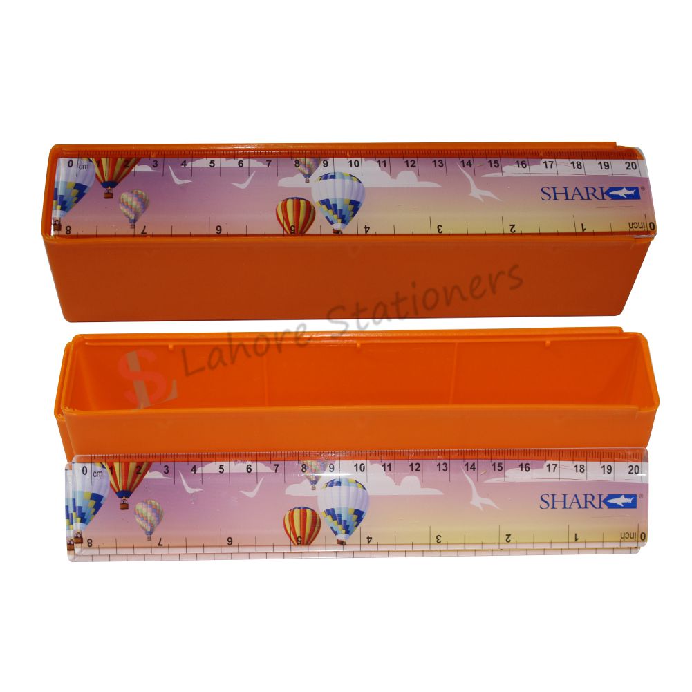 Shark Plastic Pencil Geometry Box