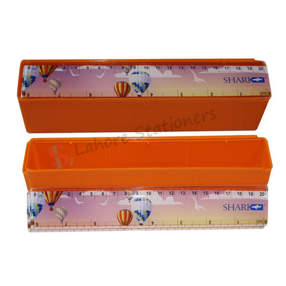 Shark Plastic Pencil Geometry Box